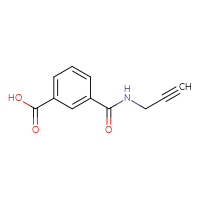 Chemical structure of 3-[(prop-2-yn-1-yl)carbamoyl]benzoic acid - CSSB00000726060