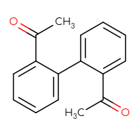 Chemical structure of 1-{2'-acetyl-[1,1'-biphenyl]-2-yl}ethan-1-one - CSSB00015242838