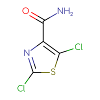 Chemical structure of dichloro-1,3-thiazole-4-carboxamide - CSSB00000119154