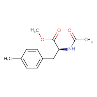 Chemical structure of methyl (2S)-2-acetamido-3-(4-methylphenyl)propanoate - CSSB21432475331