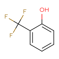Chemical structure of 2-(trifluoromethyl)phenol - CSSB00000236976