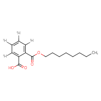 Chemical structure of 2-[(octyloxy)carbonyl](²H₄)benzoic acid - CSSB00159256729