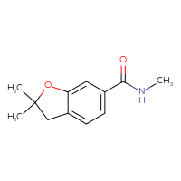 Chemical structure of N,2,2-trimethyl-2,3-dihydro-1-benzofuran-6-carboxamide - CSSB01991594099