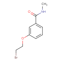 Chemical structure of 3-(2-bromoethoxy)-N-methylbenzamide - CSSB00010019967