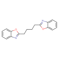 Chemical structure of 2-[4-(1,3-benzoxazol-2-yl)butyl]-1,3-benzoxazole - CSSB00102585091