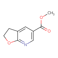 Chemical structure of methyl 2H,3H-furo[2,3-b]pyridine-5-carboxylate - CSSB00049443726