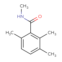 Chemical structure of N,2,3,6-tetramethylbenzamide - CSSB02283619136