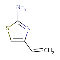 Chemical structure of 4-ethenyl-1,3-thiazol-2-amine - CSSB00000734473