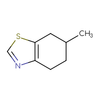 Chemical structure of 6-methyl-4,5,6,7-tetrahydro-1,3-benzothiazole - CSSB00014670260