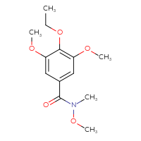 Chemical structure of 4-ethoxy-N,3,5-trimethoxy-N-methylbenzamide - CSSB21151591693