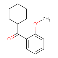 Chemical structure of cyclohexyl(2-methoxyphenyl)methanone - CSSB00011350513