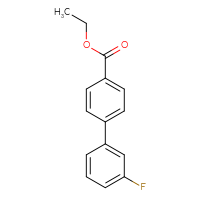 Chemical structure of ethyl 3'-fluoro-[1,1'-biphenyl]-4-carboxylate - CSSB01416032929