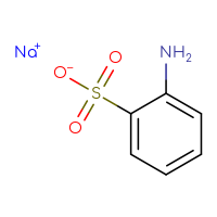 Chemical structure of sodium 2-aminobenzene-1-sulfonate - CSSB00000093153