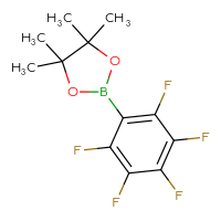 Chemical structure of 4,4,5,5-tetramethyl-2-(2,3,4,5,6-pentafluorophenyl)-1,3,2-dioxaborolane - CSSB00012343757