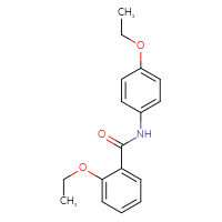 Chemical structure of 2-ethoxy-N-(4-ethoxyphenyl)benzamide - CSSB00046550231