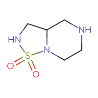 Chemical structure of hexahydro-2H-1λ⁶-[1,2,5]thiadiazolo[2,3-a]pyrazine-1,1-dione - CSSB00102889939