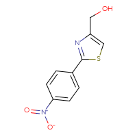Chemical structure of [2-(4-nitrophenyl)-1,3-thiazol-4-yl]methanol - CSSB00005984652