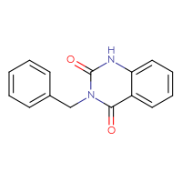 Chemical structure of 3-benzyl-1,2,3,4-tetrahydroquinazoline-2,4-dione - CSSB00000030487