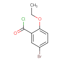 Chemical structure of 5-bromo-2-ethoxybenzoyl chloride - CSSB00010062692