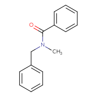 Chemical structure of N-benzyl-N-methylbenzamide - CSSB00000152904