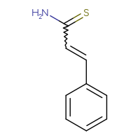 Chemical structure of 3-phenylprop-2-enethioamide - CSSB00009954410