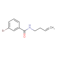 Chemical structure of 3-bromo-N-(but-3-en-1-yl)benzamide - CSSB00013436044