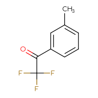 Chemical structure of 2,2,2-trifluoro-1-(3-methylphenyl)ethan-1-one - CSSB00011782243