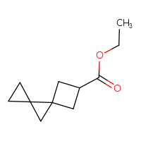 Chemical structure of ethyl dispiro[2.0.3⁴.1³]octane-6-carboxylate - CSSB02127149365