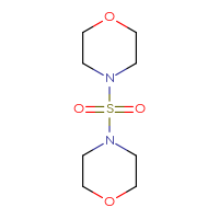 Chemical structure of 4-(morpholine-4-sulfonyl)morpholine - CSSB00000185317