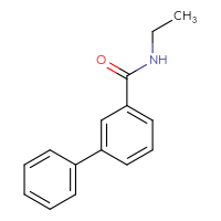 Chemical structure of N-ethyl-[1,1'-biphenyl]-3-carboxamide - CSSB04950027019
