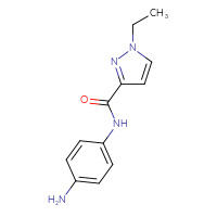Chemical structure of N-(4-aminophenyl)-1-ethyl-1H-pyrazole-3-carboxamide - CSSB00015197936