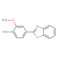 Chemical structure of 4-(1,3-benzothiazol-2-yl)-2-methoxyaniline - CSSB00108058321