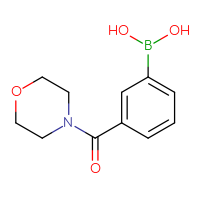 Chemical structure of [3-(morpholine-4-carbonyl)phenyl]boronic acid - CSSB00000049450
