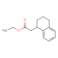 Chemical structure of ethyl 2-(1,2,3,4-tetrahydronaphthalen-1-yl)acetate - CSSB00005788072