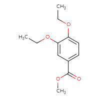 Chemical structure of methyl 3,4-diethoxybenzoate - CSSB00000149470