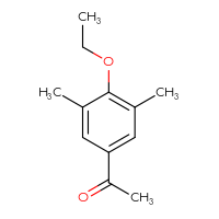 Chemical structure of 1-(4-ethoxy-3,5-dimethylphenyl)ethan-1-one - CSSB00009857709