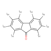 Chemical structure of (²H₈)-9H-fluoren-9-one - CSSB00020678192