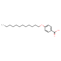 Chemical structure of 4-(dodecyloxy)benzoic acid - CSSB00000066477