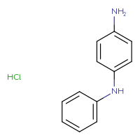 Chemical structure of N1-phenylbenzene-1,4-diamine hydrochloride - CSSB00000107081