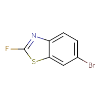 Chemical structure of 6-bromo-2-fluoro-1,3-benzothiazole - CSSB00010711148