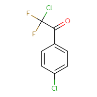 Chemical structure of 2-chloro-1-(4-chlorophenyl)-2,2-difluoroethan-1-one - CSSB00012753865