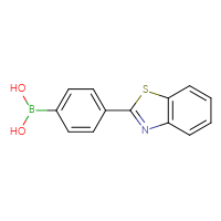 Chemical structure of [4-(1,3-benzothiazol-2-yl)phenyl]boronic acid - CSSB06580802804