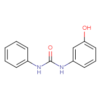 Chemical structure of 3-(3-hydroxyphenyl)-1-phenylurea - CSSB00015195081