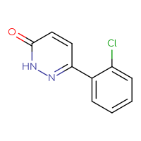 Chemical structure of 6-(2-chlorophenyl)-2,3-dihydropyridazin-3-one - CSSB00011319649