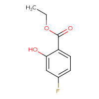 Chemical structure of ethyl 4-fluoro-2-hydroxybenzoate - CSSB00011997398