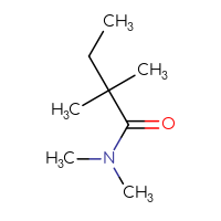 Chemical structure of N,N,2,2-tetramethylbutanamide - CSSB00011766646