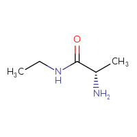 Chemical structure of (2S)-2-amino-N-ethylpropanamide - CSSB00011422139