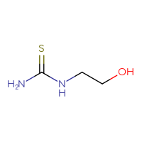 Chemical structure of (2-hydroxyethyl)thiourea - CSSB00000123656