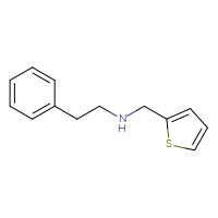 Chemical structure of (2-phenylethyl)[(thiophen-2-yl)methyl]amine - CSSB00000185321