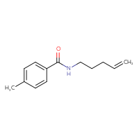 Chemical structure of 4-methyl-N-(pent-4-en-1-yl)benzamide - CSSB00010508925